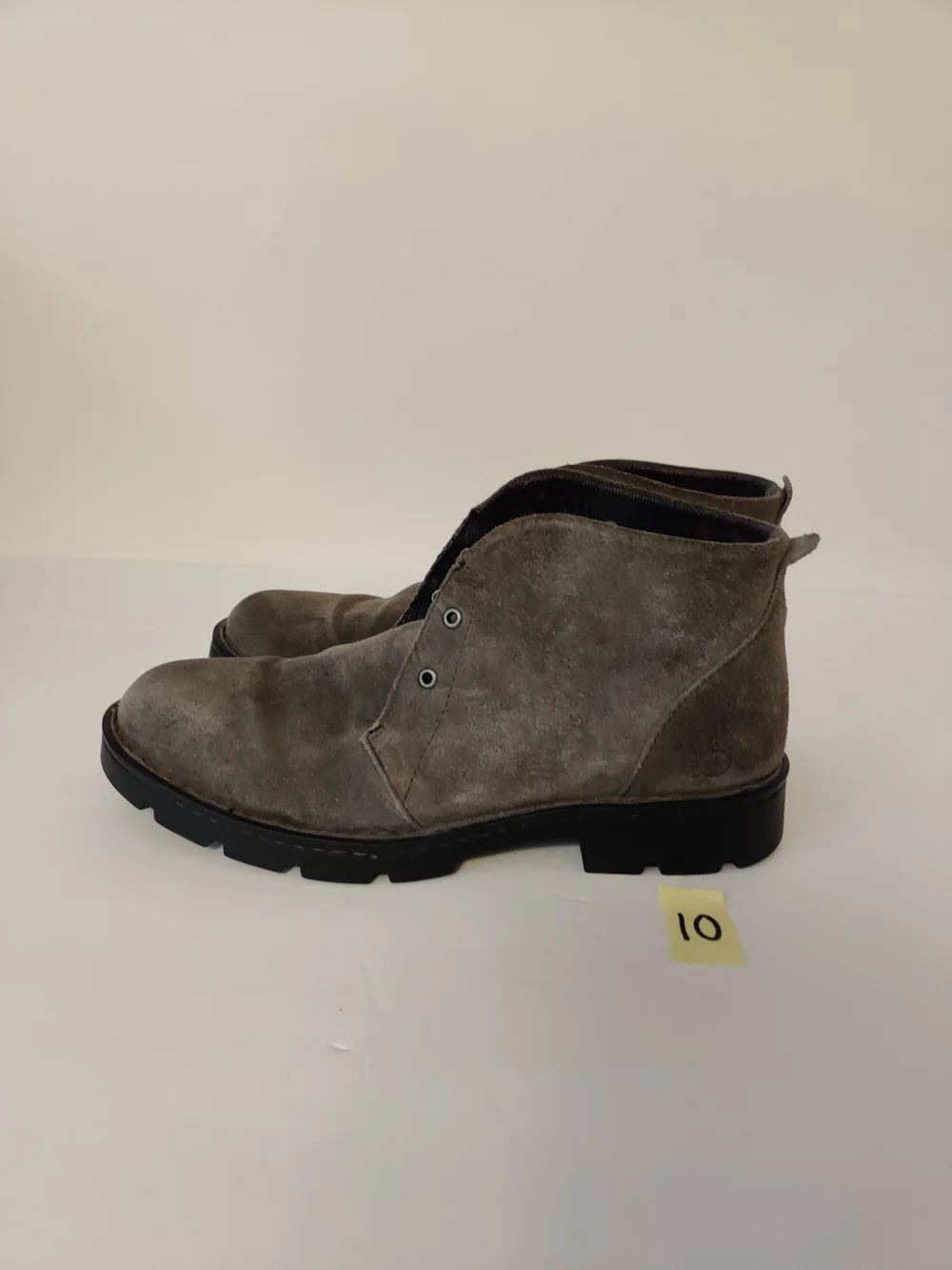 Born Gray Suede Chukka Boots - Casual Lace-Up 8
